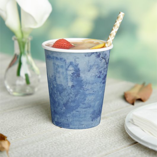 Hand Painted Blue White Willow Ginger Jar Jars Pappbecher (In Situ)