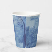 Hand Painted Blue White Willow Ginger Jar Jars Pappbecher (Rechts)