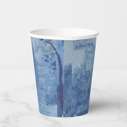 Hand Painted Blue White Willow Ginger Jar Jars Pappbecher (Rechts)