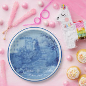 Hand Painted Blue Willow Ginger Jars Toile Pappteller (Party)