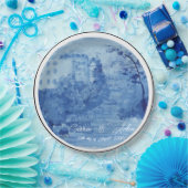 Hand Painted Blue Willow Ginger Jars Toile Pappteller (Party)