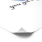 Hand Painted Daisy Rosemary Jar Bottle Poster (Ecke)