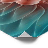 Hand Painted Floral Fantasy Art Poster (Ecke)