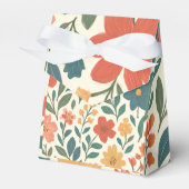 Hand-Painted Floral Pattern – Colorful Botanical  Geschenkschachtel (Vorderseite)