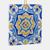 Hand-Painted Majolica Pattern Keramikornament (Rechts)