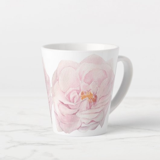 Hand Painted Peony Milchtasse (Rechte Ecke)