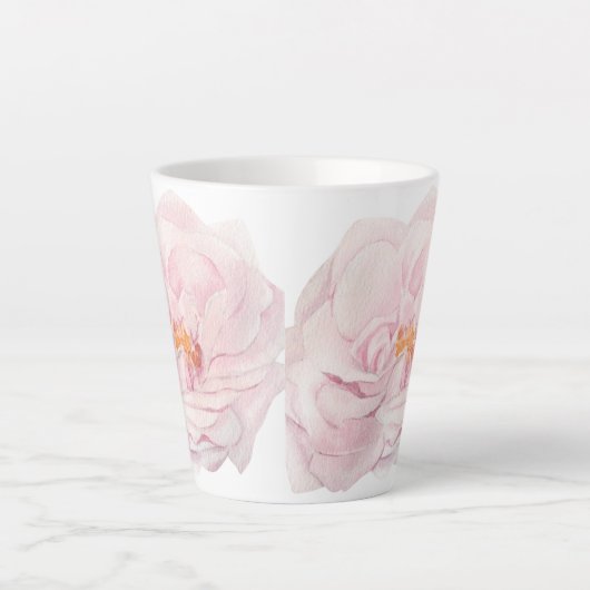 Hand Painted Peony Milchtasse (Vorderseite)