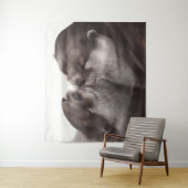 Hand Painted Realistic Wildlife Artwork Wandteppich (Beispiel)