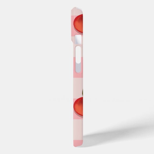 Hand-Painted Red Cherries Seamless Pattern Case-Mate iPhone Hülle (Rückseite / Links)