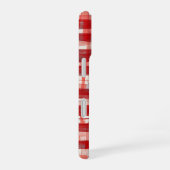 Hand-Painted Red Plaid Phone Case iPhone 16 Hülle (Rechte Seite)