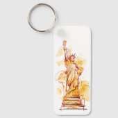Hand-painted Statue of Liberty Keychain Schlüsselanhänger (Vorderseite)