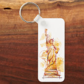 Hand-painted Statue of Liberty Keychain Schlüsselanhänger (Vorderseite)