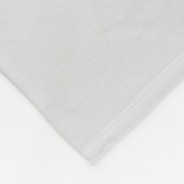 Hand Painted Tree Custom Family Quote Light Gray Fleecedecke (Ecke)