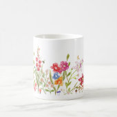 Hand Painted Watercolor Botanical Art Kaffeetasse (Mittel)