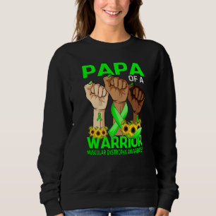 Hand Papa eines Krieger-Muskeldystrophie-Awarenes Sweatshirt