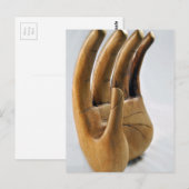 Hand Postkarte (Vorne/Hinten)