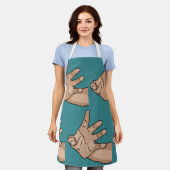 Hand Reaching Schürze (Getragen)