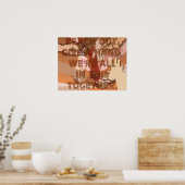 Hand reichen poster (Küche)