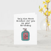 Hand sanitiser Geburtstagskarte Karte (Gelbe Blume)