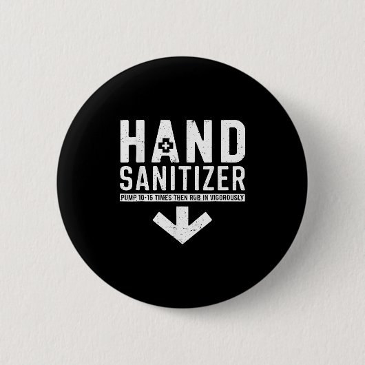 Hand Sanitizer Shirt Joke Funny Dirty für Männer A Button (Vorderseite)