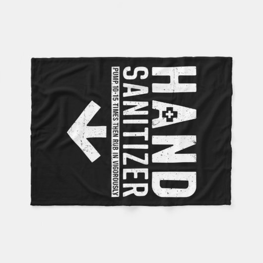 Hand Sanitizer Shirt Joke Funny Dirty für Männer A Fleecedecke (Vorderseite (Horizontal))