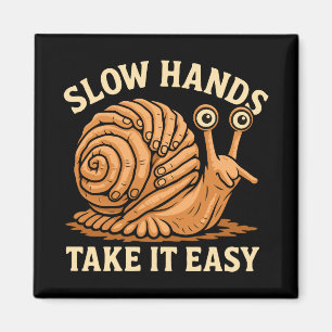 Hand-Schnecken-Kunst Handgemachter Schnecken-Stil Magnet