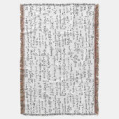 Hand schriftliche Mathe-Gleichungen // Decke (Vorderseite Vertikal)