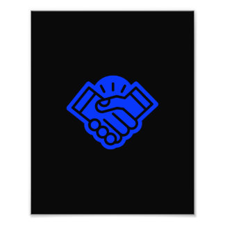 Hand schütteln fotodruck