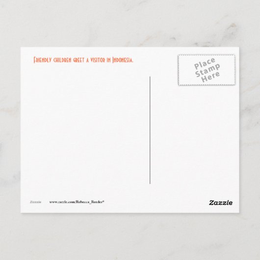 Hand schütteln Make a friend Postkarte (Rückseite)