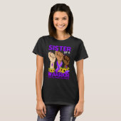 Hand Schwester eines Kriegers T-Shirt (Vorne ganz)