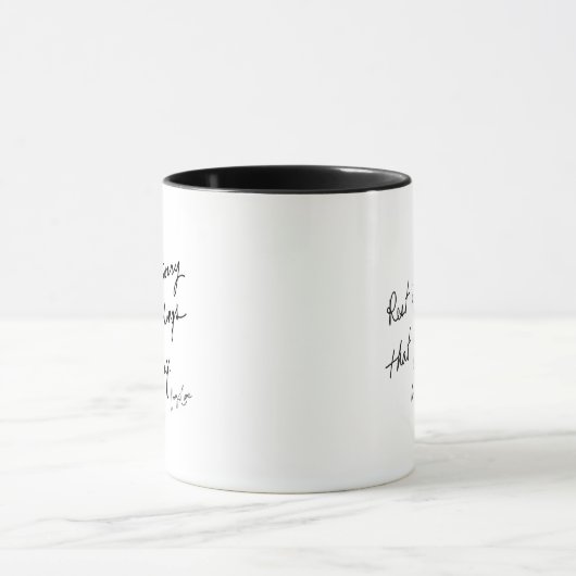 Hand-Scripted Good Things Coming Inspirational Mug Tasse (Zentrum)