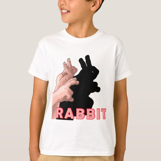 HAND SHADOW RABBIT T-Shirt (Vorderseite)
