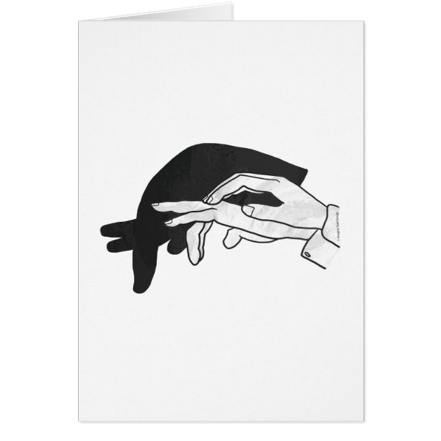 Hand Silhouette Anteater (Vorne)
