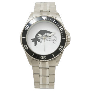 Hand Silhouette Anteater Armbanduhr