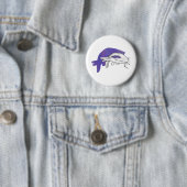 Hand-Silhouette Anteater Lila Button (Beispiel)