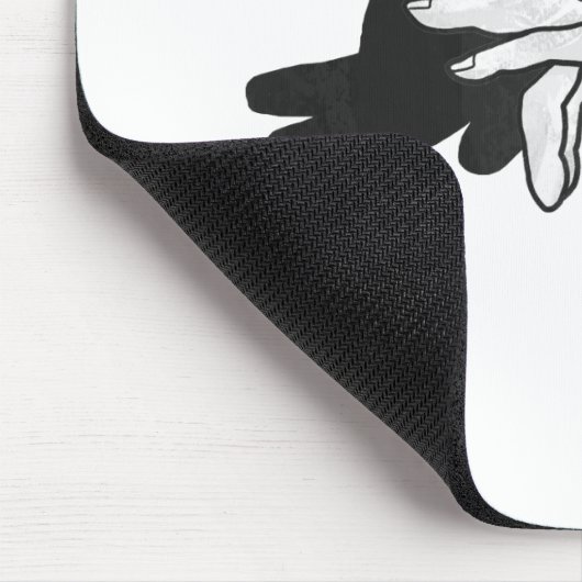 Hand Silhouette Anteater Mousepad (Ecke)