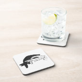 Hand Silhouette Anteater Untersetzer (Rechte Seite)