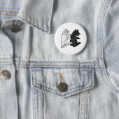 Hand-Silhouette-Bärenkuppe Button (Beispiel)