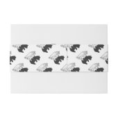 Hand-Silhouette-Bärenkuppe Einladungsbanderole (Rückseitenbeispiel)