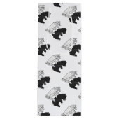 Hand-Silhouette-Bärenkuppe Geschenktüte Für Weinflaschen (Vorderseite)