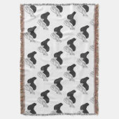 Hand Silhouette Camel Decke (Vorderseite Vertikal)