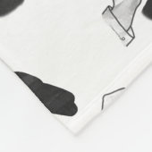 Hand Silhouette Camel Fleecedecke (Ecke)