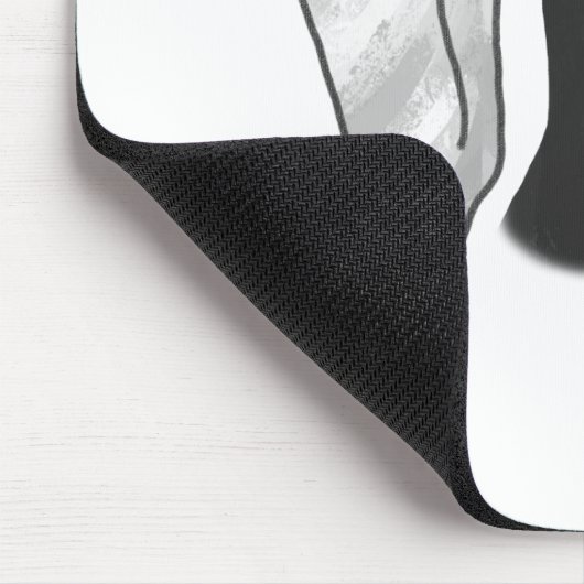 Hand Silhouette Camel Mousepad (Ecke)