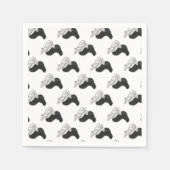 Hand Silhouette Camel Serviette (Vorderseite)