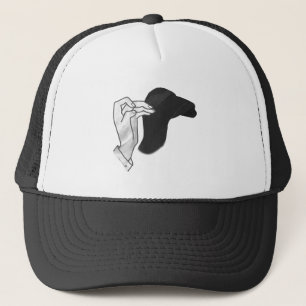Hand Silhouette Camel Truckerkappe