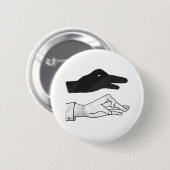 Hand-Silhouette-Duck Button (Vorne & Hinten)