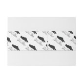 Hand-Silhouette-Duck Einladungsbanderole (Rückseitenbeispiel)