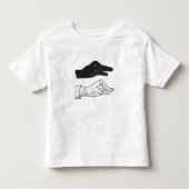 Hand-Silhouette-Duck Kleinkind T-shirt (Vorderseite)