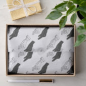 Hand-Silhouette-Duck Seidenpapier (Geschenk)