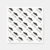 Hand-Silhouette-Duck Serviette (Vorderseite)